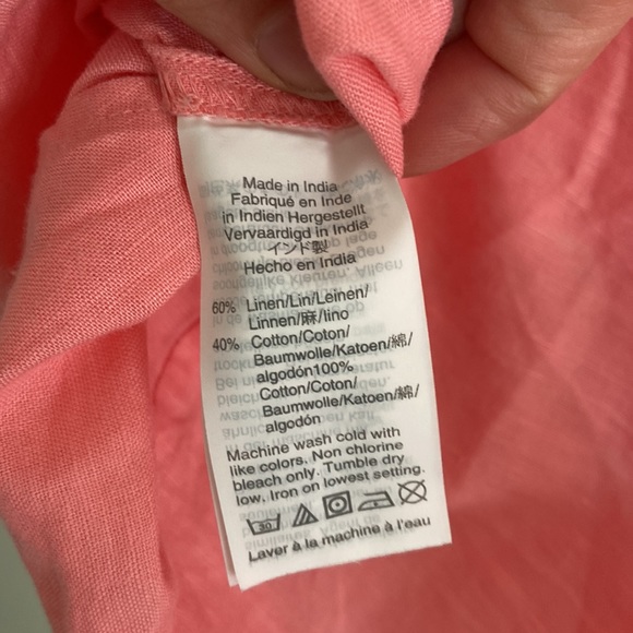 J Crew linen long sleeve lightweight button up, size L. Good condition - Picture 6 of 8